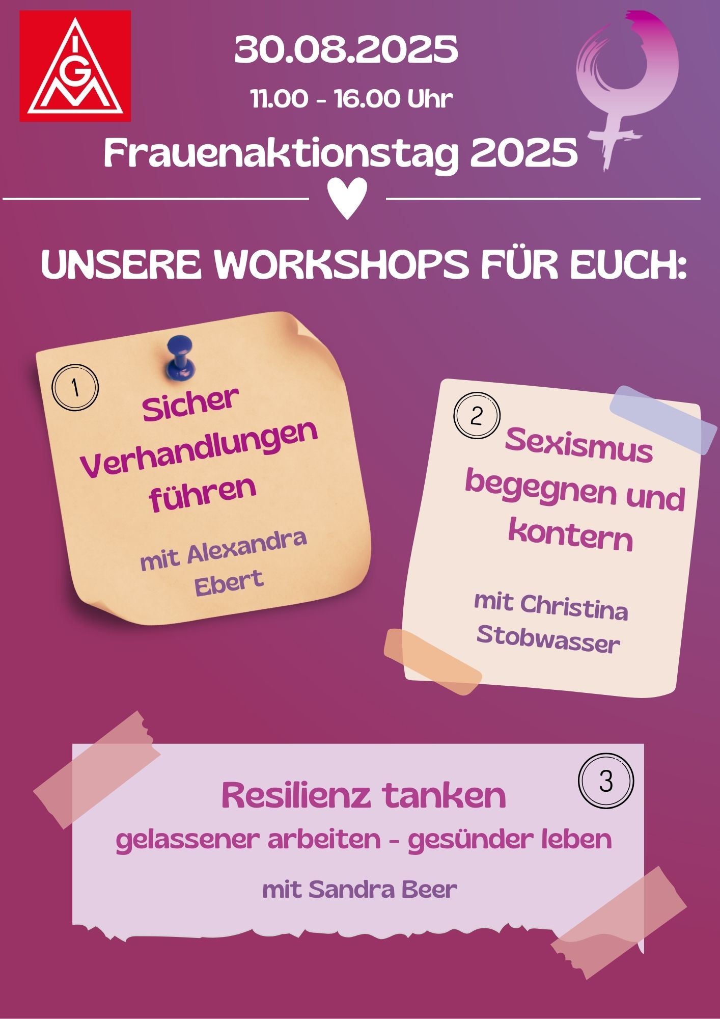 Übersicht WorkShops